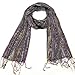 LOVARZI Women's Beautiful Black Scarf - Fashion scarves for girls