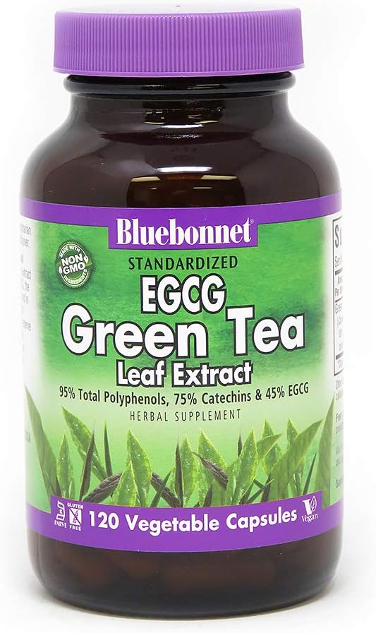 BlueBonnet EGCG Green Tea Leaf Extract Supplement, 120 Count: Health & Personal Care