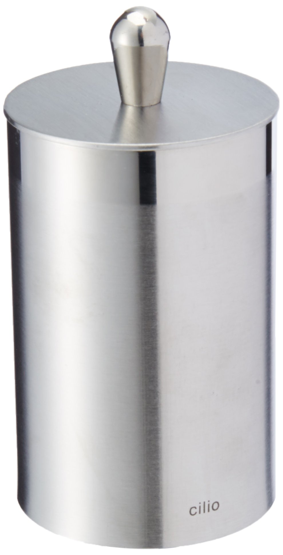 Cilio Tooth Pick Dispenser, Stainless Steel, Silver