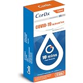 CorDx TyFast COVID-19 Rapid Antigen Test Kit, 10-Min Results, 4 Tests | Nasal Swab Self-Test, Easy-To-Use For Adults And Kids, EUA Authorized OTC, Portable For Travel And Home Use