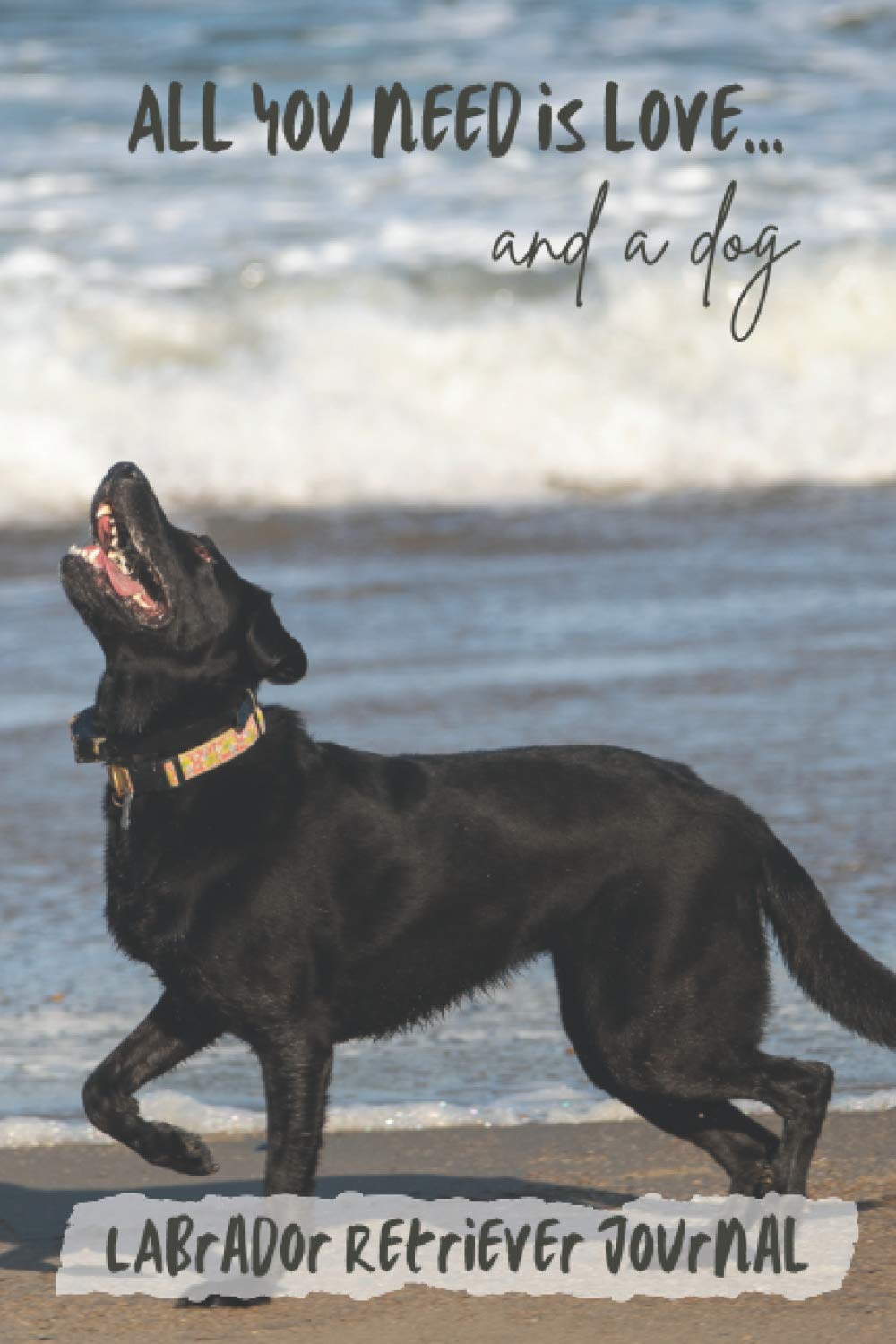 All You Need is Love…and a Dog: Labrador Retriever - Black Dog Lined Journal / Notebook Gift