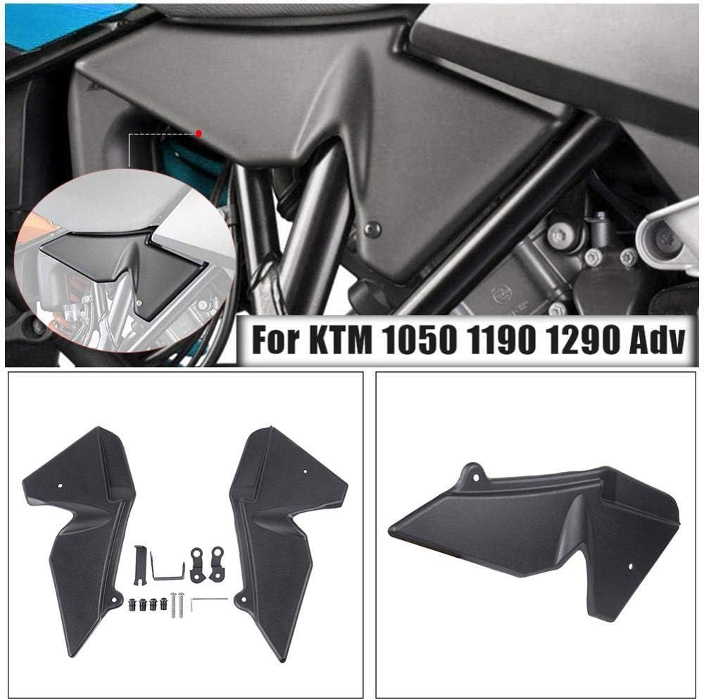 WONYAN Motorcycle Part For KTM 1050 1090 1190 1290 Super Adventure ADV ABS Plastic Radiator Side Guard Infill Panels Fairing Cover Protector Black