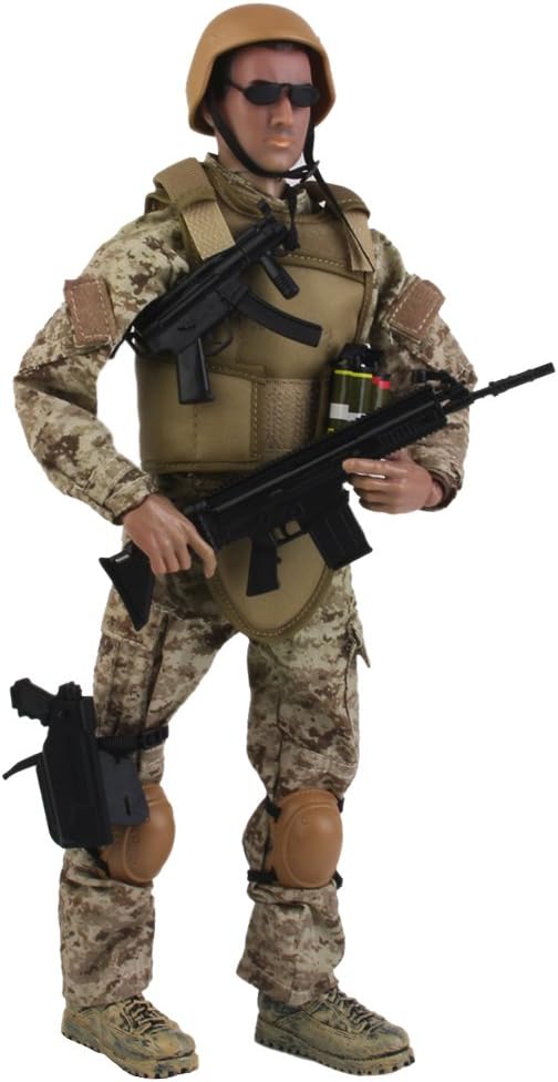 Amazon ノーブランド品 1 6サイズ 12インチ アクションフィギュア 兵士 陸軍 戦闘員 A フィギュア ドール 通販