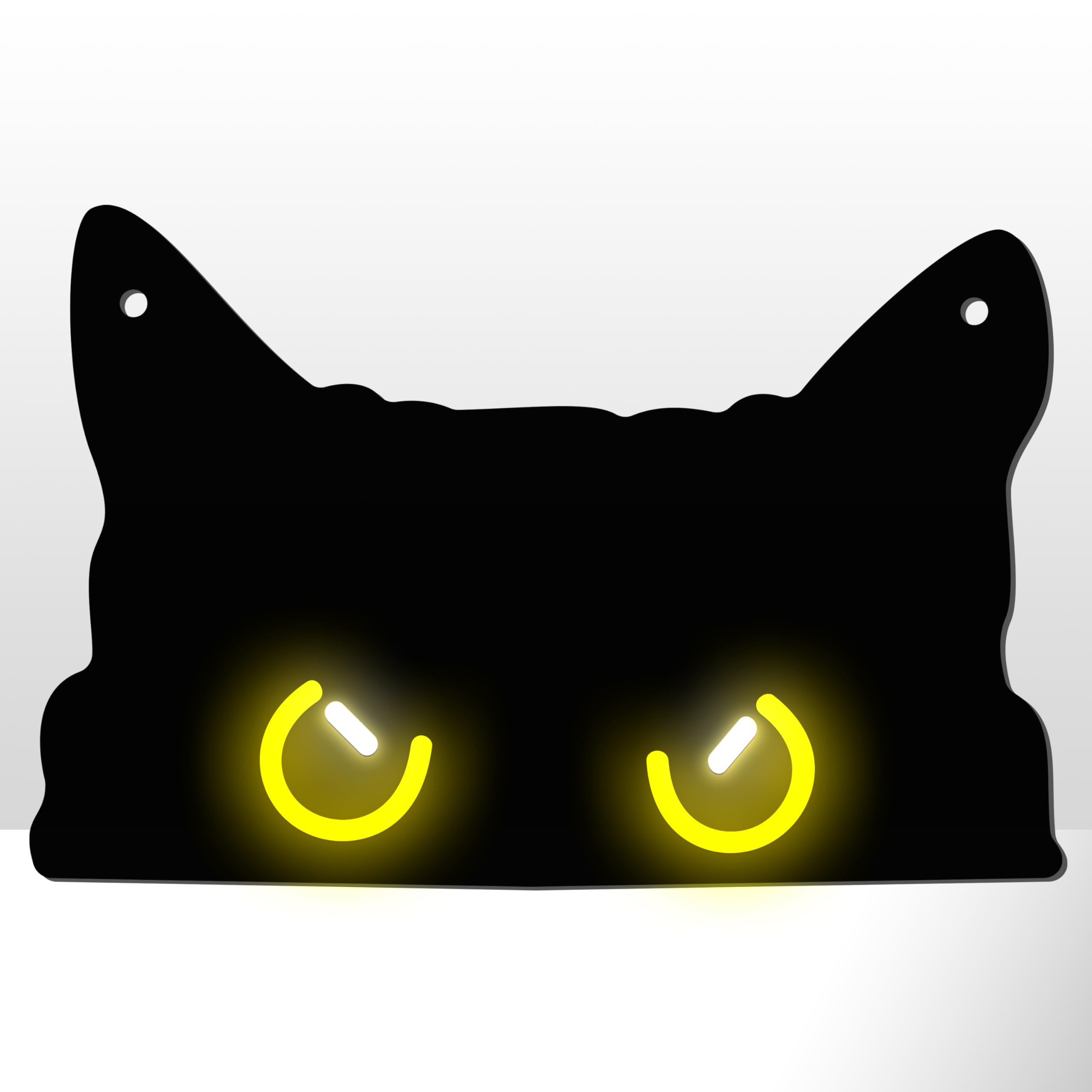 Photo 1 of GGK Black Cat Neon Sign, Dimmable LED Wall Decor, USB Powered Night Light for Bedroom, Dorm, Home Decor