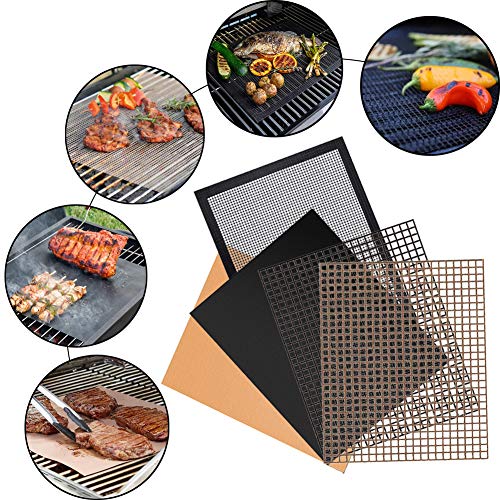 thumbnail image 2 of FDA BBQ Grill Mat – Set Of 3 Reusable Non-Stick Sheets – Gas, Charcoal, Electric (PBKay GM100) 2 of 3