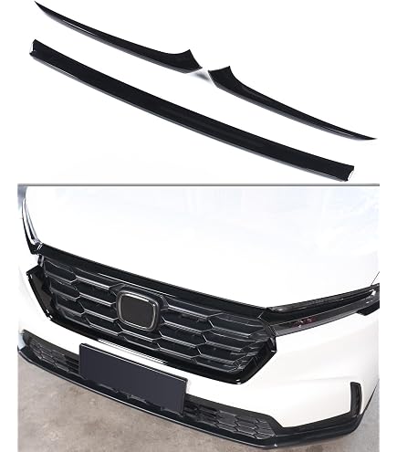 Karpal Gloss Black Honeycomb Front Upper Grille Assembly For 2023-2024 Honda CR-V – Direct Replacement