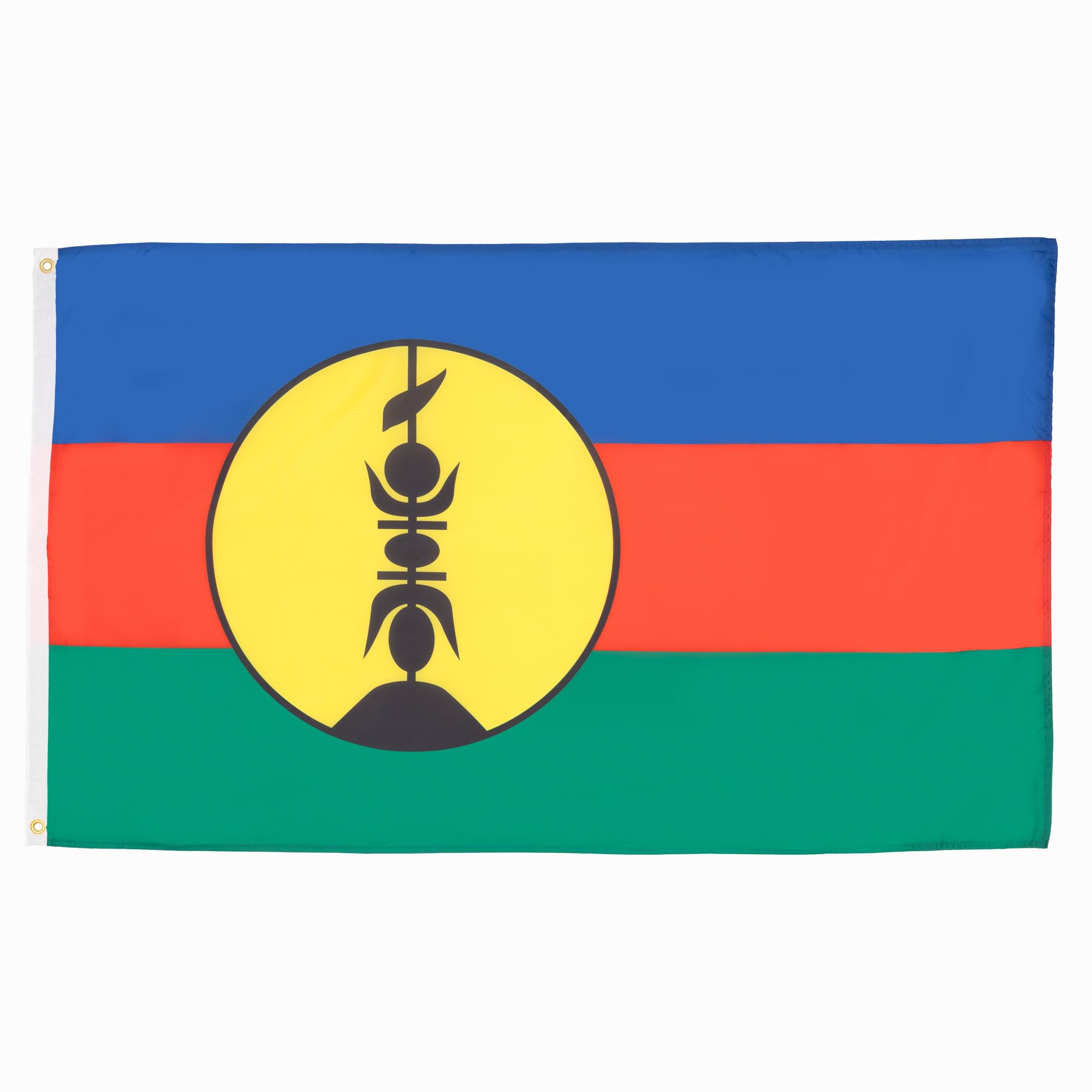 AZ FLAG - New Caledonia Flag - 2x3 Ft - 100D Polyester New Caledonian Banner with Two Metal Grommets - Fade Resistant - Vivid Colors - 2' x 3' Feet - 90x60 Cm — image 1