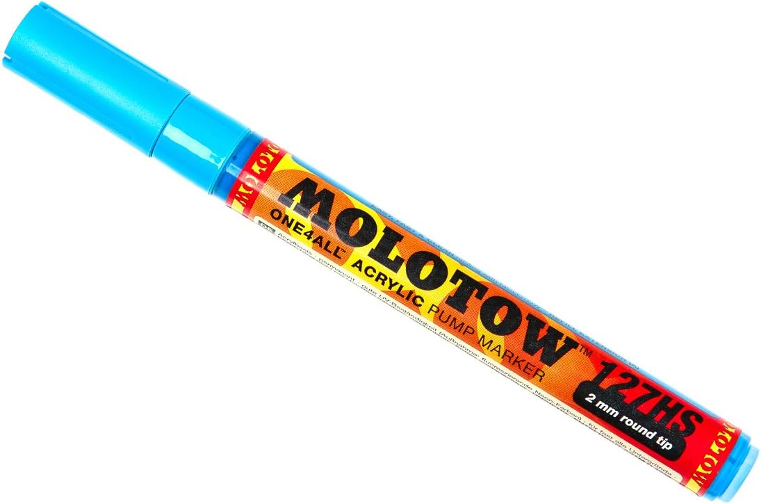 Molotow One4all Acrylic Marker 1 5mm Lagoon Blue Stationery Office Supplies Markers Highlighters Cate Org