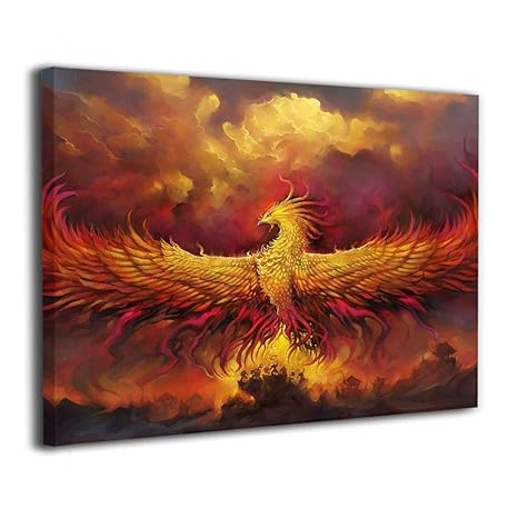 Amazoncom Golden Red Burning Phoenix Volcanic Ancient