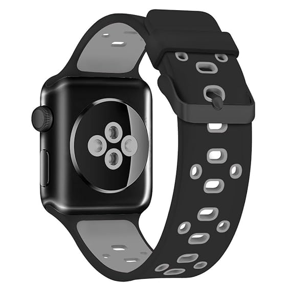 Smart Watch Sport Band 42mm, Viodo Soft Durable Breathable Silicone Replacement Strap Wristband with Quick Release Buckle for Apple iWatch Nike+, ...