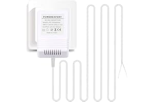 Doorbell Transformer, 24V/500mA Doorbell Power Supply Adapter Compatible with Ring Video Doorbell, with 8M Wired Cable (White