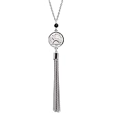 Irish Threepence Coin Tassle Pendant Necklace