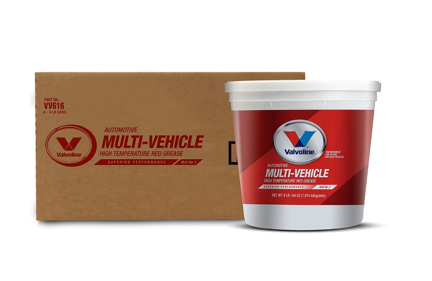 Valvoline Multi-Vehicle High Temperature Red Grease