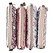 Golf Fashion Set of 4 Cute Sweety Floral Pen Pencil Bag Case Holder Cover Pouch Bag, School Office Accessories for Students Teens Boys and Girls