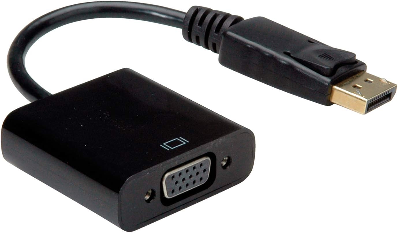 Value DisplayPort - VGA Adapter DP Male - VGA Female Passive with a Resolution of up to 1920 x 1080/1920 x 1200 @ 60 Hz!