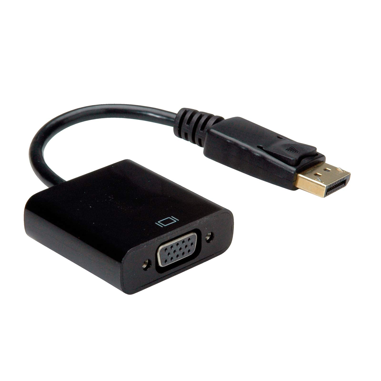 Value DisplayPort - VGA Adapter DP Male - VGA Female Passive with a Resolution of up to 1920 x 1080/1920 x 1200 @ 60 Hz!