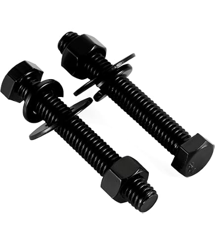 Lexar Industrial 3/8-16 X 2-1/2 Hex Head Tap Bolts - 80pk, Full Thread, Zinc A307