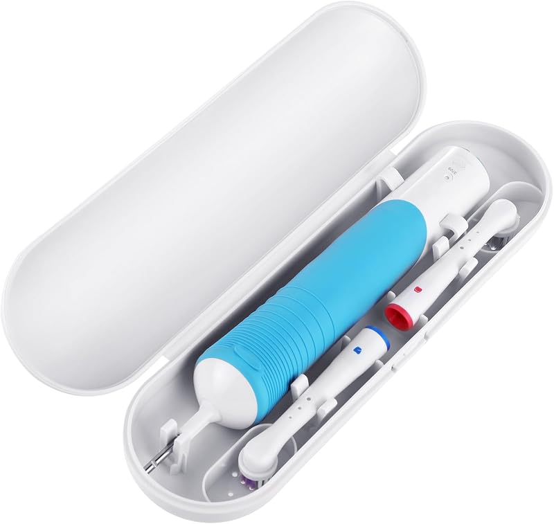 Hemiks Electric Toothbrush Travel Case, Portable Holder for Travel, White