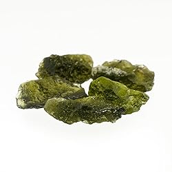 ColouredRocks Moldavite Glass Raw Tektite