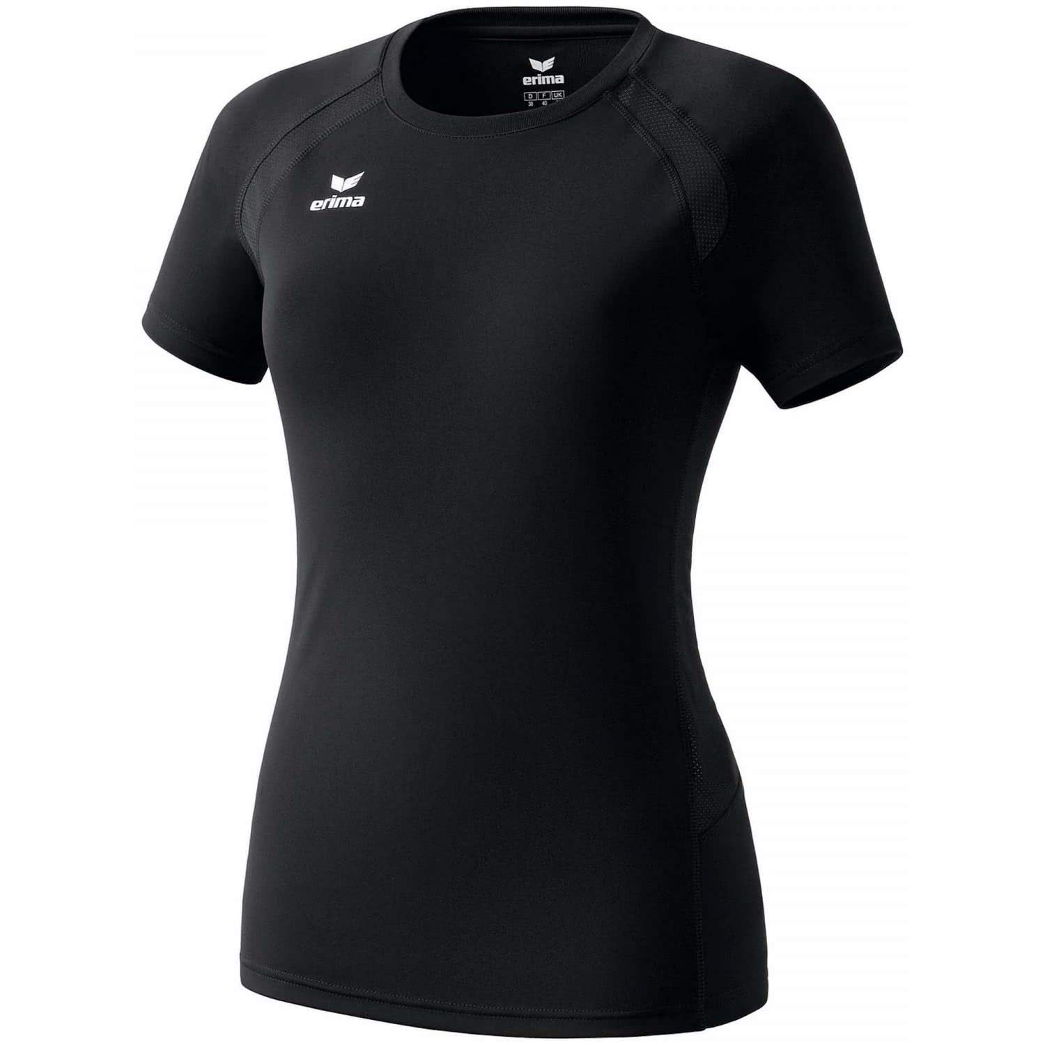 Erima Women's Basics Performance T-Shirt - Black, 44-Inch