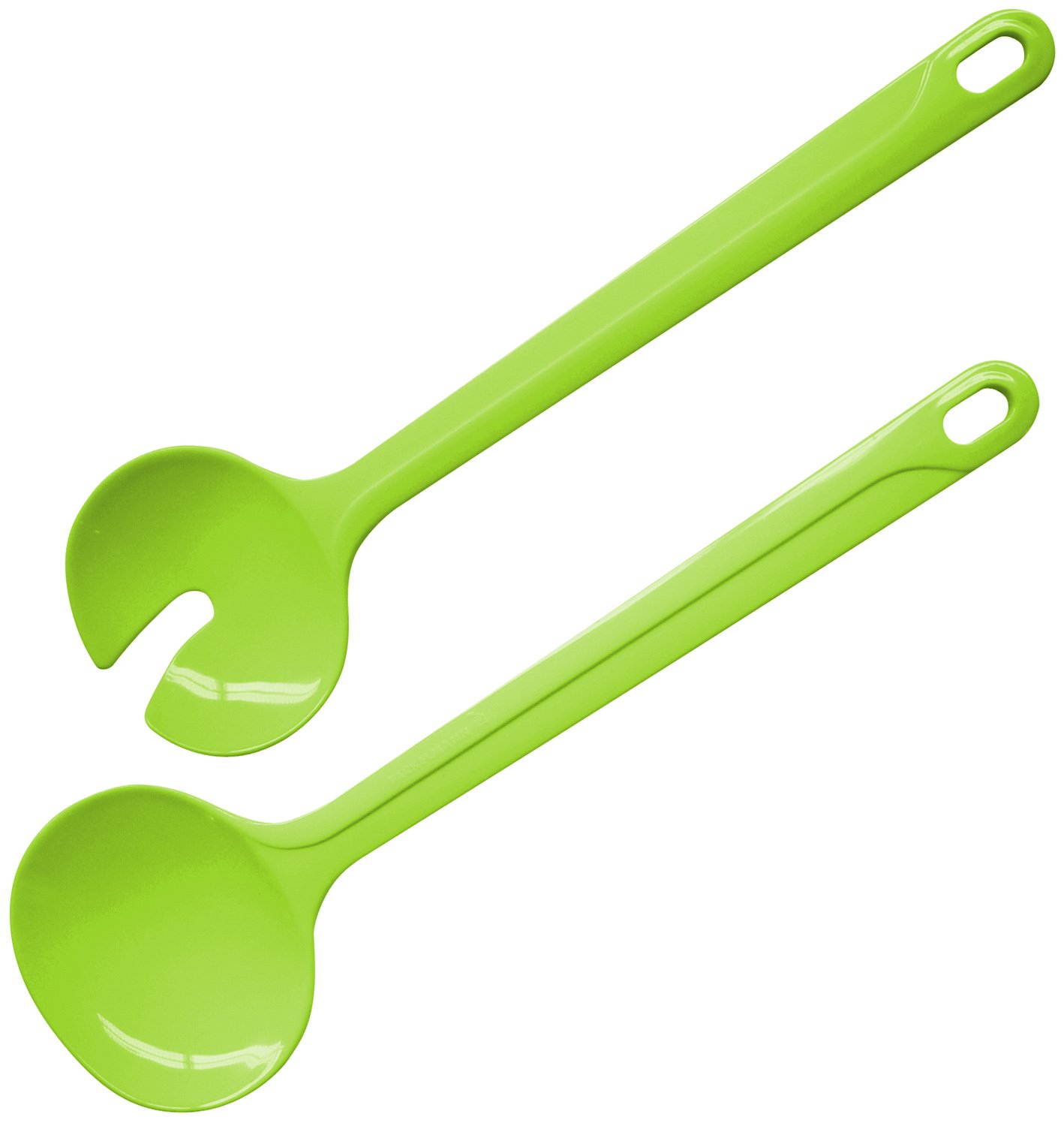 Fackelmann "Tropical" Salad Servers Set, Multi-Ply, Green, 29.5 cm, 2-Piece