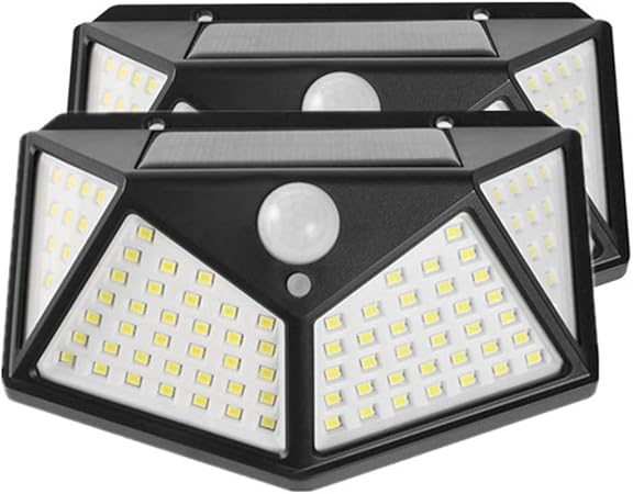 MHCYKJ Solar-LED-Wand-Licht-100 LED-Lampe Perlen Aussenleuchten Garten