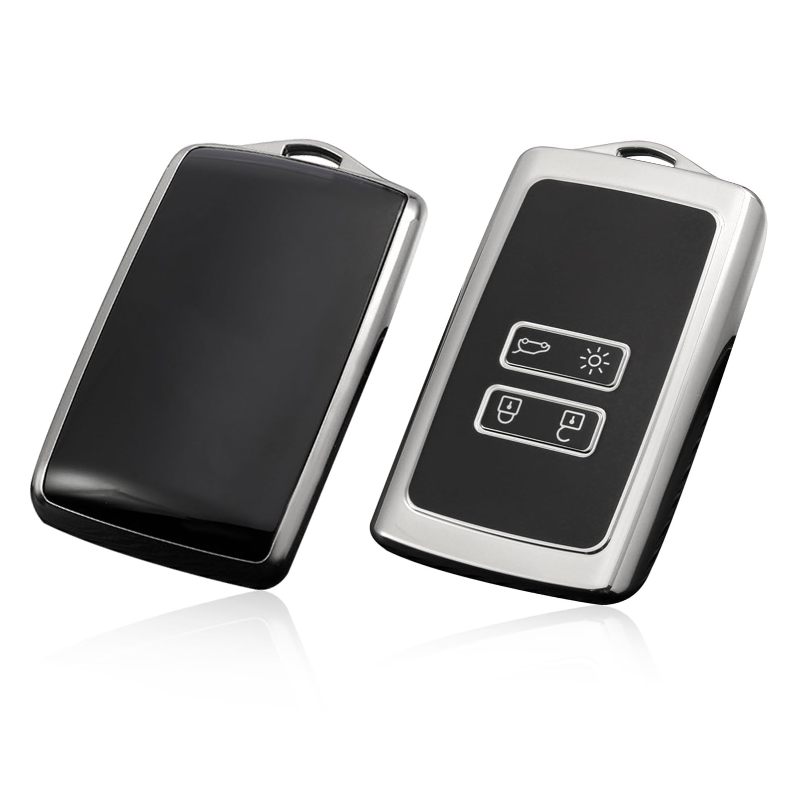 GAFAT Key Shells for Dacia Duster 3 2/ Bigster 2025 2026-2018 Key Case Cover Protection, TPU Silica Gel, Dacia Duster 3 Accessories, Bigster Accessories (Sliver)