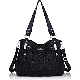 Angel Barcelo Large Purses for Women Soft PU Leather Hobo Bag for Women Shoulder Bag