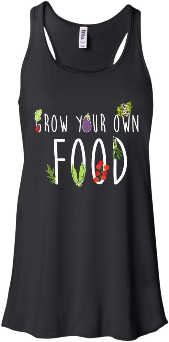Grow Your Own Food Urban Farming Women Bella Tanktop Tshirt