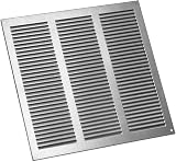 EUROPLAST 300x300mm Galvanised Metal Air Vent Grille Cover with Insect Mesh view 6