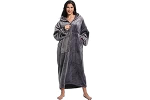 NIMOJIRO Wearable Blanket,Winter Oversized Blanket Hoodie With Huge Pockets Comfortable Soft And Fluffy for Adult Women Men…