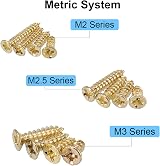 FandWay 1200Pcs Self-Tapping Screws Kit M2 M2.5 M3 Phillips Flat Head view 4