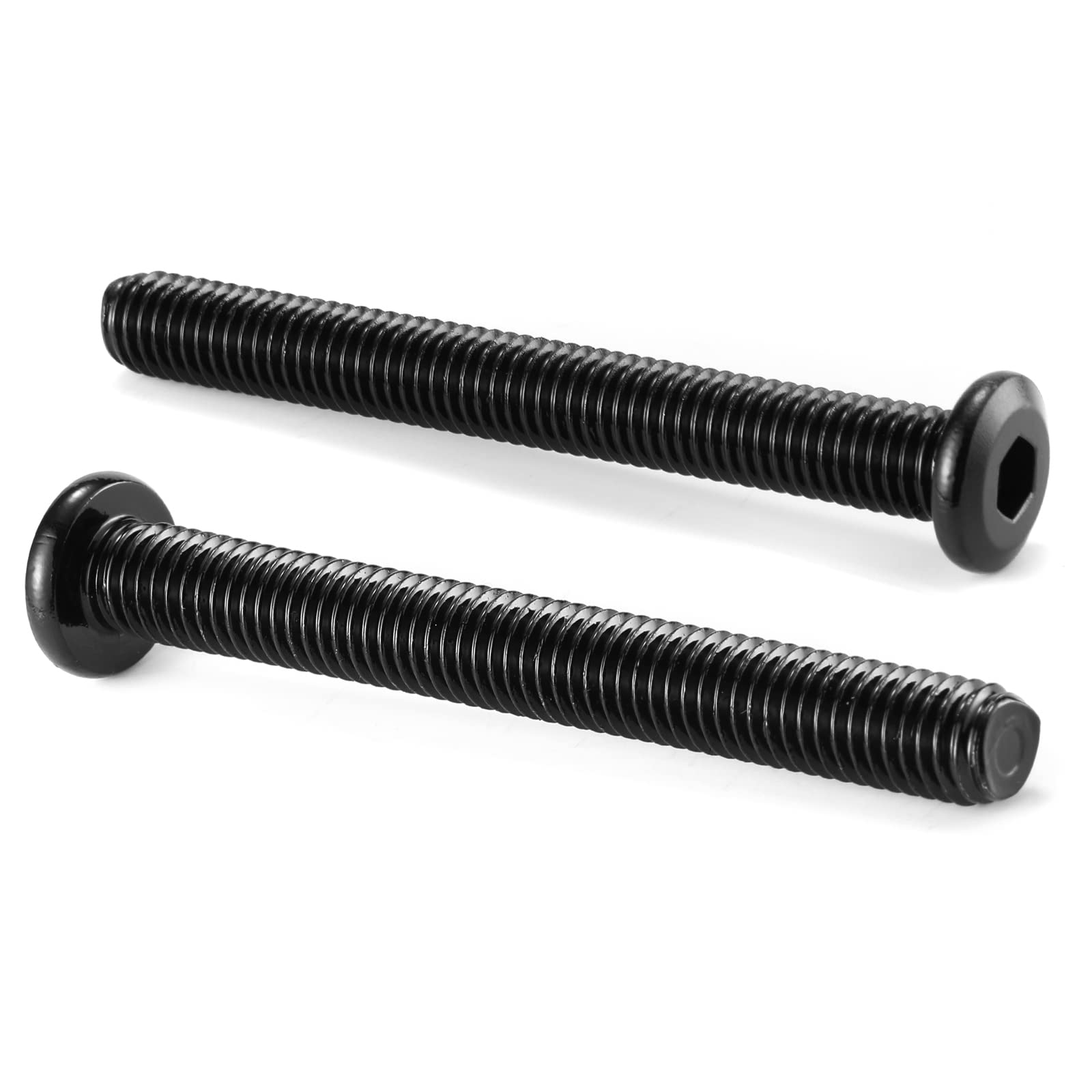 M6 x 70mm 10Pcs Flat Head Hex Socket Cap Screws