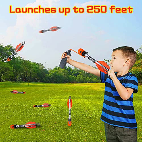 VATOS Slingshot Rocket Launcher Toys for Kids Sky Rockets Air Foam