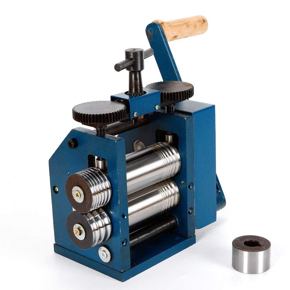 Jewelry Rolling Mill Machine 3 inch 75mm Manual Combination Rolling