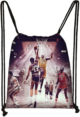 Amazon Co Jp ナップサック 巾着袋 ボディバッグ マルチバッグ リュックサック プールバッグ 旅行リュックサック コービーブライアント Kobe 背番号 24 引きひも袋 スポーツバック バックパック シューズ収納 収納バッグ 通勤 通学 シューズバッグ シューズ バッグ