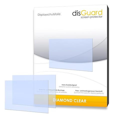 2 x disGuard® Displayschutzfolie Samsung NX100 Schutzfolie Folie 'DiamondClear' unsichtbar
