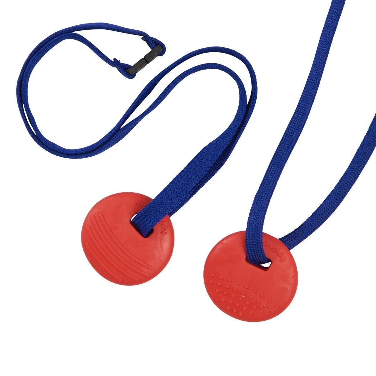 Sensory Direct Chewbuddy Disc - Red Twin Pack, Sensory Chew or Teething Aid | for Kids. Adults, Autism, ADHD, ASD, SPD, Oral Motor or Anxiety Needs