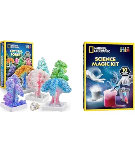 Amazon.com: NATIONAL GEOGRAPHIC Craft Kits for Kids - Crystal