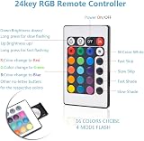 VARMHUS Submersible LED Aquarium Light 28 cm RGB with Remote IP67 view 3