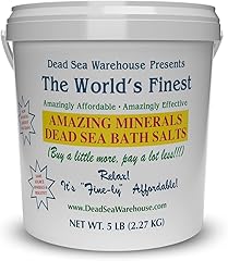 Dead Sea Warehouse-Amazing Minerals Dead Sea Bath Salts,100% Full Mineral Therapeutic Bath Salts, Detoxifying & Moisturizing,