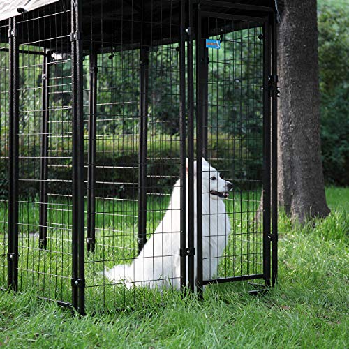 outdoor covered dog pen