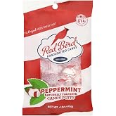 Red Bird Bag Peppermint Candy Puffs 4 oz
