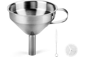 ELEGOO Stainless Steel Filter Funnel Resin Filter Cup for 3D Printer Resin, for 3D Liquid UV Resin, Photosensitive Resin Meta