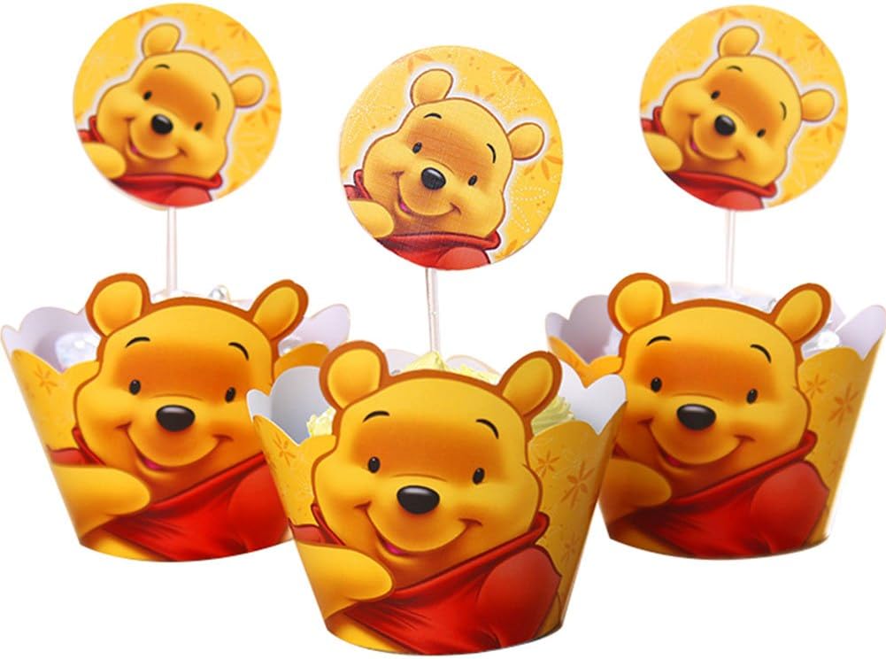 winnie the pooh cupcakes for baby shower