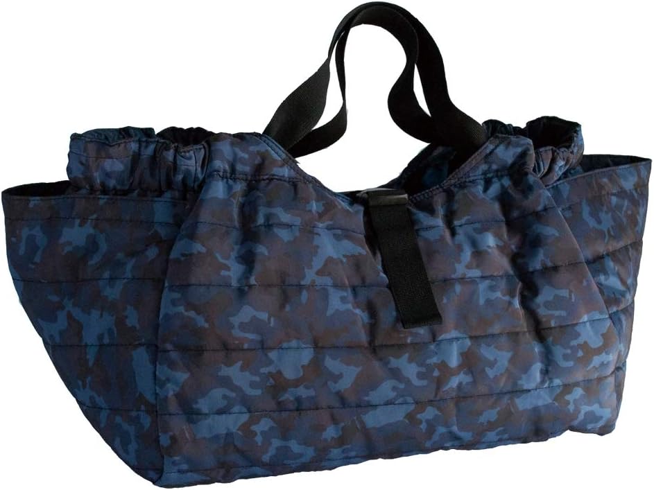 quilted camo tote bag