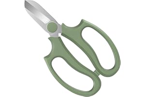 Housolution Flower Scissors, Strong Floral Shears, Premium Steel Garden Pruning Shears Floral Fruits Leaf Scissors Hand Prune