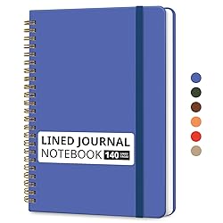 Lined Spiral Journal Notebook for Women & Men, 140