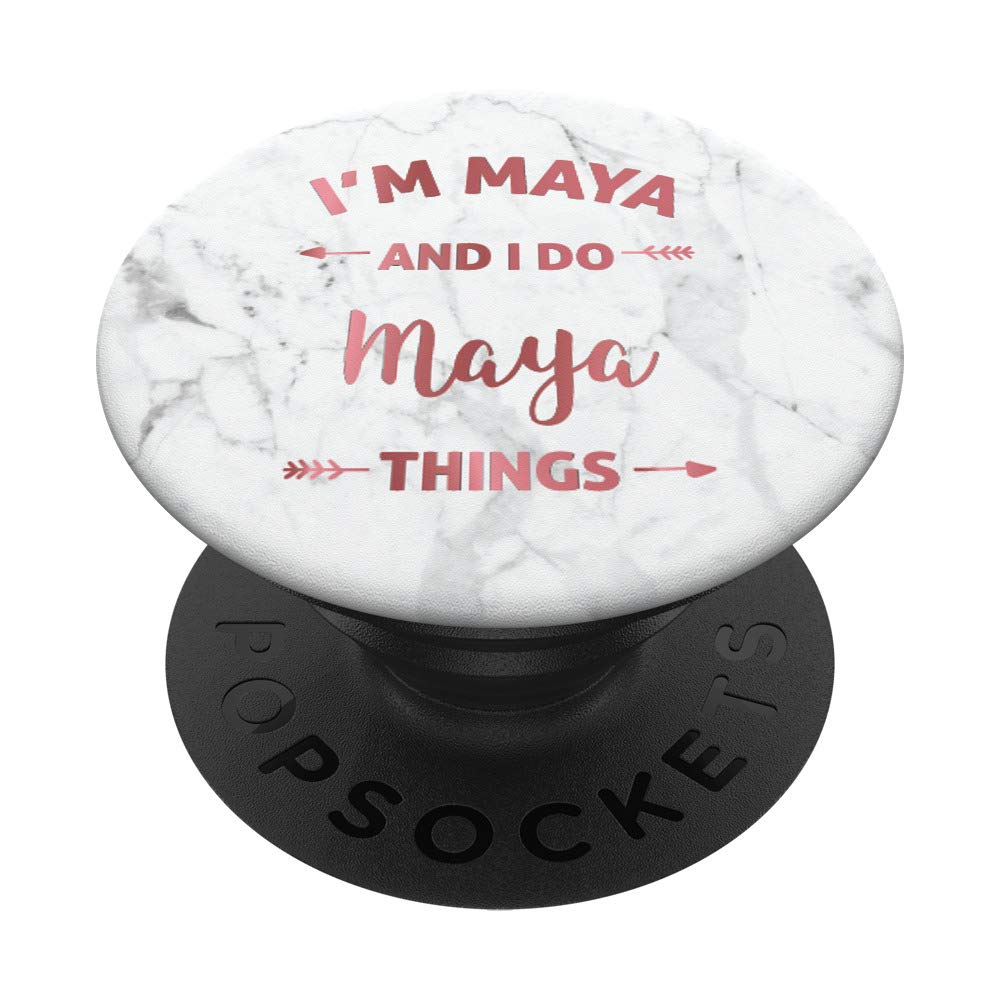Cute Maya Things Personalized Name Gifts PopSockets PopGrip: Swappable Grip for Phones & Tablets