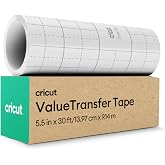 Cricut Value Transfer Tape (5.5in x 30ft Roll) | Easy transfers for vinyl projects - For Joy Machine